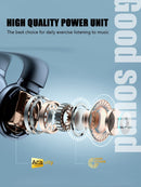 Wireless Ear-Clip TWS Earphones, True Stereo Bone Conduction Headphones Bluetooth Earbuds - ACZ30