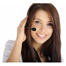 Wireless Headphone, Earphone Mono Headset With Boom Microphone - ACK11