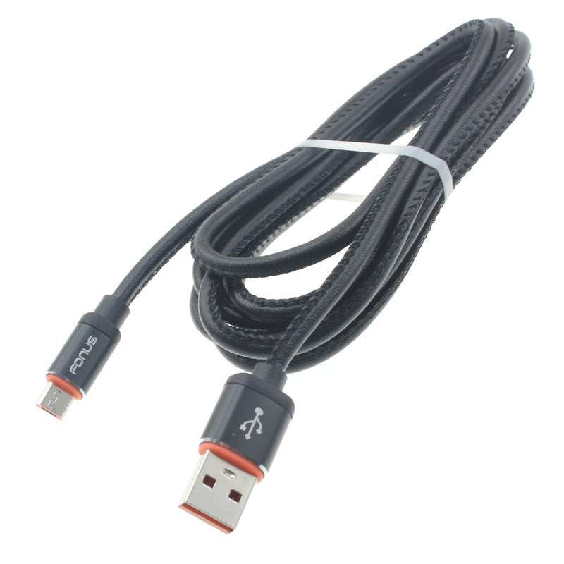 6ft USB Cable, MicroUSB Fast Charge Power Cord - ACM25
