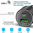 Quick Car Charger, Type-C PD 2-Port USB 36W - ACF49