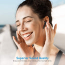 Bluetooth Earbuds, TWS True Wireless Stereo Earphone Headphones - Letscom T16 - Black