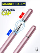 Pink Stylus, Aluminum Fiber Tip Touch Screen Pen - ACZ80