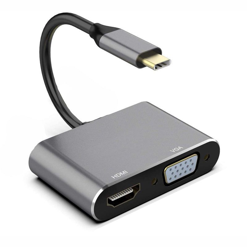 USB C Video Adapter HDMI/VGA, 4K HDR, PD - USB-C Display Adapters