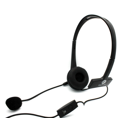 Wired Mono Headphone, 3.5mm Headset Earphone w Mic - ACM03