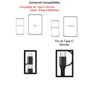 4-in-1 USB-C Cable, Power Cord Fast Charger - ACZ48