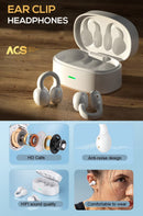 Wireless Ear-Clip TWS Earphones , Charging Case True Stereo Bluetooth Earbuds - ACZ33