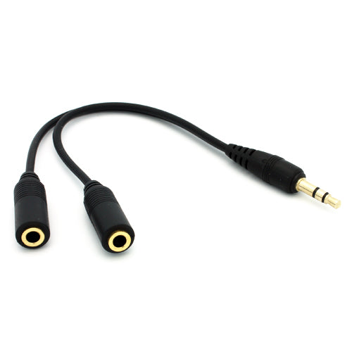 Headphones Splitter, Dual Headset Port Earphone Adapter 3.5mm - ACG14