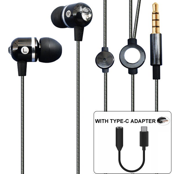 Headset, Hands-free Microphone Earphones Type-C Adapter - ACP10