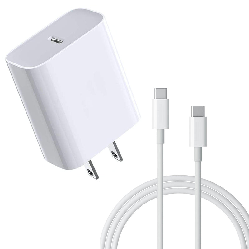 18W Fast Home Charger, Quick 6ft USB-C Cable PD Type-C - ACJ09