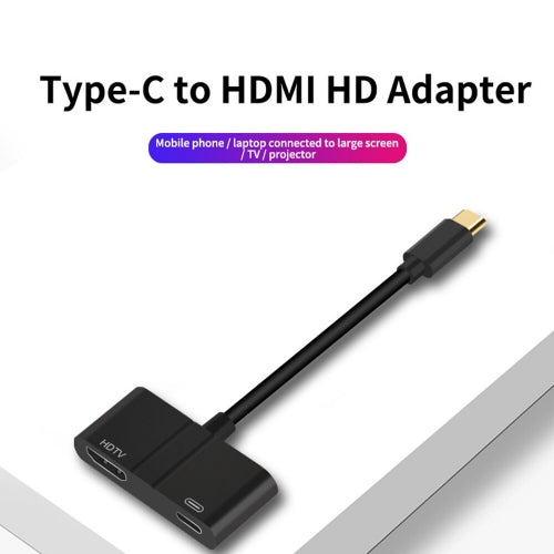 USB-C to 4K HDMI Adapter, TYPE-C TV Video Hub PD Port - ACF83
