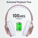 Bluetooth Headphones, Over Ear Wireless Earphones w Mic Foldable Headset - ACCM1