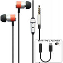 Headset, w Mic Earphones Type-C Adapter - ACS70