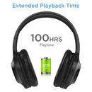 Bluetooth Headphones, Over Ear Wireless Earphones w Mic Foldable Headset - ACCM5