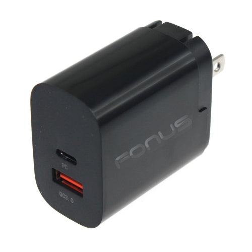 Fast Home Charger, Type-C Port 2-Port USB 36W - ACG48