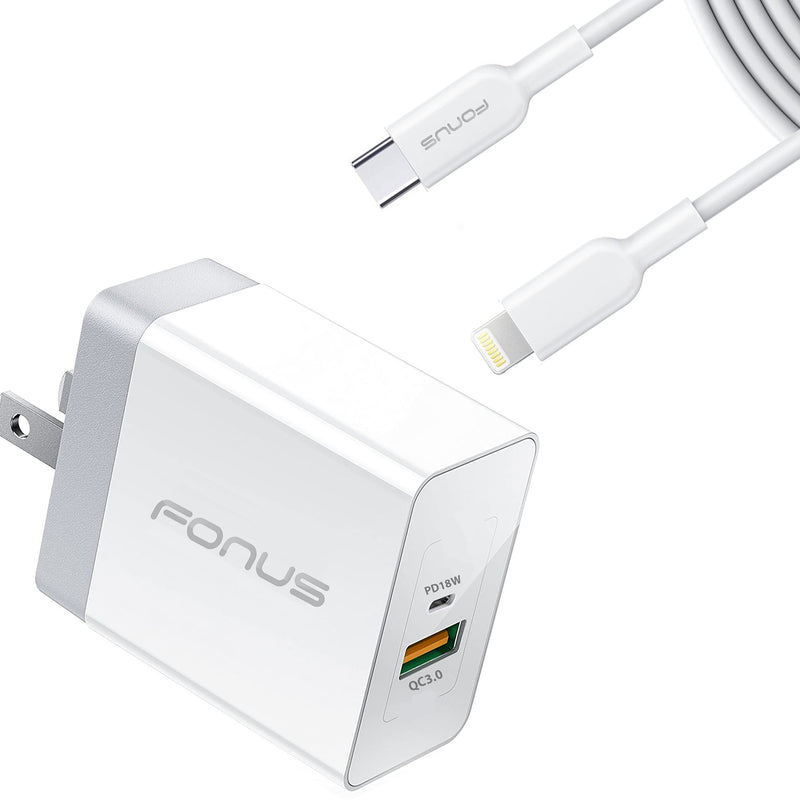 36W PD Home Charger, USB-C 6ft Long Cable Fast Type-C - ACE05