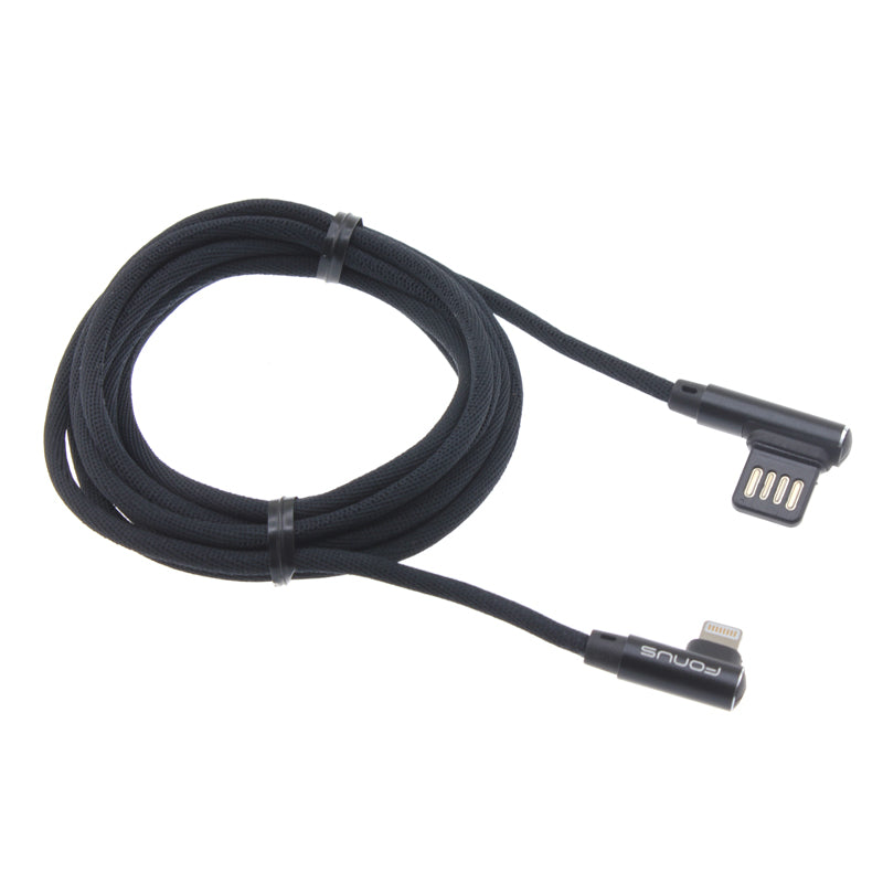 Angle USB Cable, Power Charger Cord 10ft - ACR36