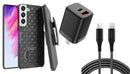 Belt Clip Case and Fast Home Charger Combo, 6ft Long USB-C Cable PD Type-C Power Adapter Swivel Holster - ACZ54+G88