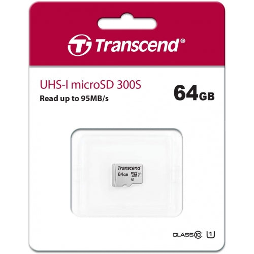 64GB Memory Card, MicroSD High Speed Transcend - ACV19