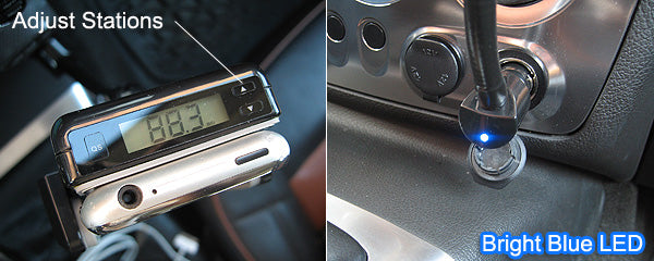 Car Mount, USB Port Charger Holder FM Transmitter - ACUK3