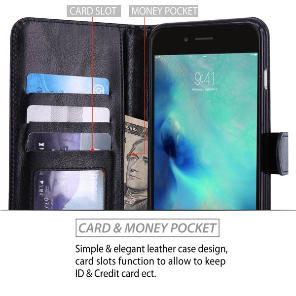 Flip Case, Leather Cover Wallet - ACN02