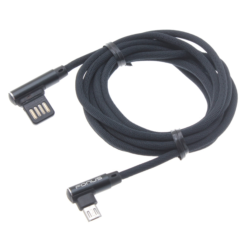 Angle USB Cable, Power Charger Cord 6ft - ACR32
