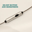 Wired Earphones, Handsfree Mic Headphones Hi-Fi Sound - ACG94