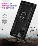 Hybrid Case Cover, Shockproof Kickstand Metal Ring - ACZ02