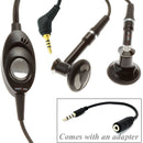 Headset, w Mic Earphones 2.5mm to 3.5mm Adapter - ACG21