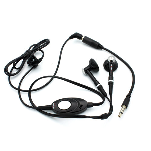Headset, w Mic Earphones 2.5mm to 3.5mm Adapter - ACG21