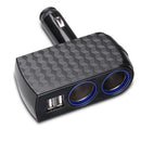 Car Charger Splitter, Power 2-Port USB DC Socket - ACK65