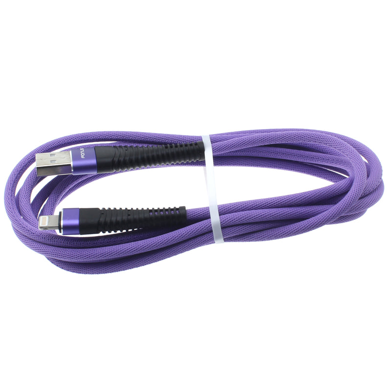 10ft USB Cable, Power Charger Cord Purple - ACR94