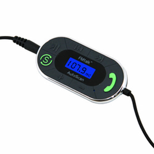 FM Transmitter, Hands-free AutoScan Car Stereo - ACF77