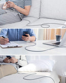 6ft and 10ft Long PD USB-C Cables, Power Wire TYPE-C to TYPE-C Cord Fast Charge - ACY66