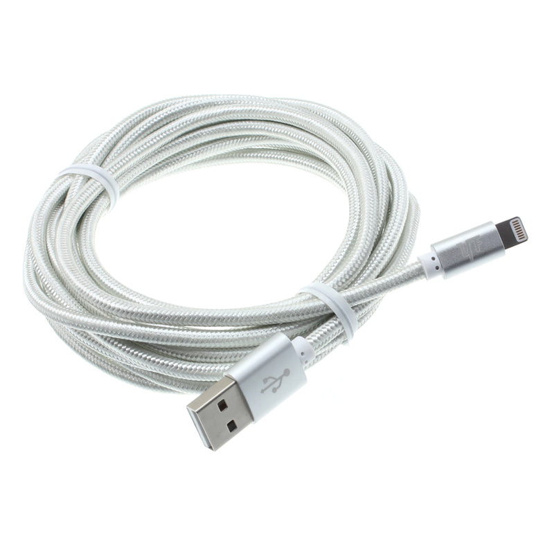 MFi USB Cable,  Charger Cord Certified 10ft  - ACK75 877-1