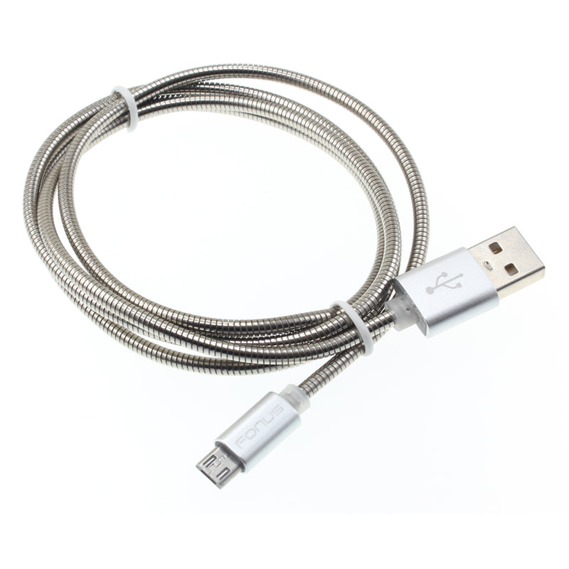 Metal USB Cable, Power Charger Cord 3ft - ACF51