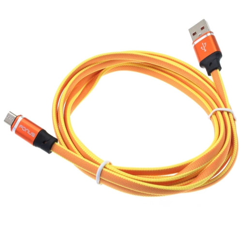 6ft USB Cable, Charger Cord MicroUSB Orange - ACE01