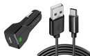 Car Charger,  6ft Cable USB Port 18W Fast  - ACK42 973-1