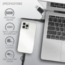 4-in-1 USB-C Cable, Power Cord Fast Charger - ACZ48