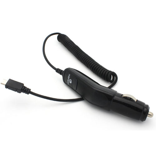 Car Charger, Cable Coiled Micro-USB - ACD04