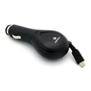 Car Charger, DC Socket MicroUSB Retractable - ACU18