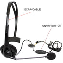 Wired Mono Headphone, 3.5mm Headset Earphone w Mic - ACM03