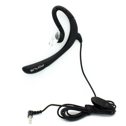 Wired Mono Headset, 3.5mm Headphone Earphone w Mic - ACK57