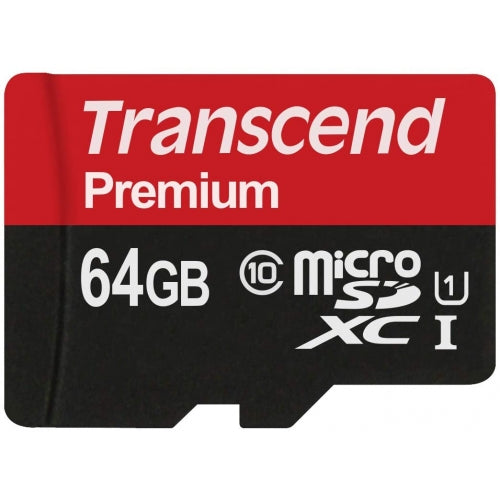 64GB Memory Card, MicroSD High Speed Transcend - ACV24