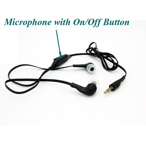 Wired Earphones, 3.5mm Handsfree Mic Headphones - ACJ24