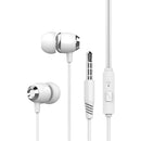 Wired Earphones, Handsfree Mic Headphones Hi-Fi Sound - ACB29