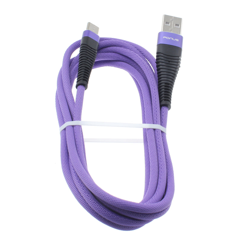 10ft USB Cable, Charger Cord Type-C Purple - ACR92