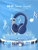 Bluetooth Headphones, Wireless Over the Head Headset with Microphone