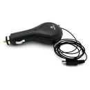 Car Charger, DC Socket MicroUSB Retractable - ACU18