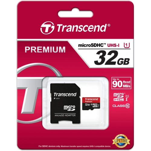 32GB Memory Card, MicroSD High Speed Transcend - ACV23