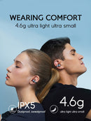 Wireless Ear-Clip TWS Earphones, True Stereo Bone Conduction Headphones Bluetooth Earbuds - ACZ30